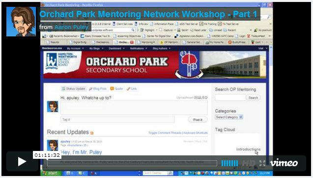 Protected: Orchard Park Mentoring Network Workshop