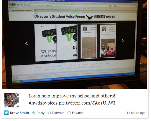 Documenting West Cluster Tweets – @Storify #HWDSBvoices